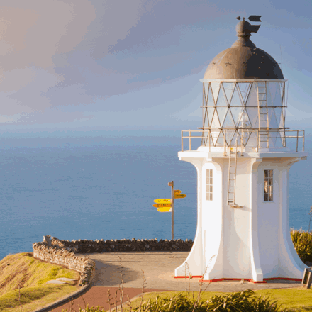 Photo of the Cape Reinga Lighthouse, Northland, New Zealand